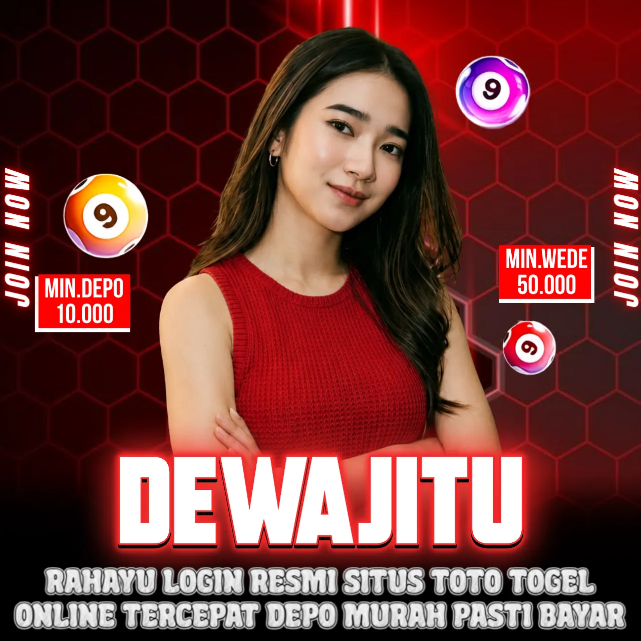 Thumbnail 1 of 3, Poster, DEWAJITU : Rahayu Login Resmi Situs Toto Togel Online Tercepat Depo Murah Pasti Bayar designed and sold by DEWAJITU.