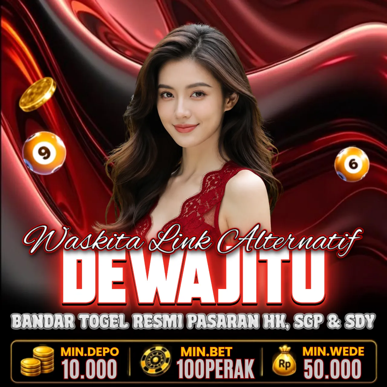 Thumbnail 1 of 3, Poster, DEWAJITU 🛡️ Waskita Link Alternatif Bandar Togel Resmi Pasaran HK, SGP & SDY designed and sold by DEWAJITU.